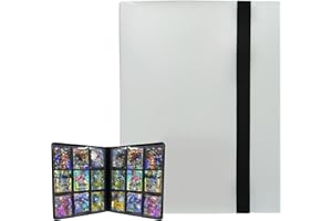 Trading Card Binder Holder, Sports card Album with Card Sleeves, Book Protection Trading Cards - 9 Pocket - Put up to 360 Car