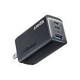 Anker 735 Charger (GaNPrime 65W) (USB PD 充電器 USB-A & USB-C 3ポート) (ブラック)