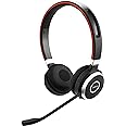 Jabra Evolve 65 SE Link380a MS Stereo- Bluetooth Headset with Noise-Cancelling Microphone, Long-Lasting Battery and Dual Conn