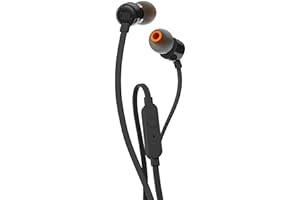 JBL TUNE 110 WIRED in EAR HEADPHONES BLACK