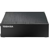 東芝 外付け ハードディスク 4TB 【 テレビ録画 / 4K / Windows/mac / PS4 / バッファロー製nasne™ 対応 】 静音 コンパクト Canvio Desktop HD-TDA4U3-B/N