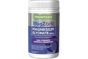 Vitaceuticals MagZorb Magnesium Glycinate 500mg - 100 Capsules Vegan & Gluten Free