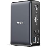 Anker PowerExpand 13-in-1 USB-C Dock ドッキングステーション 85W出力 4K対応 HDMIポート 1Gbps イーサネットポート 3.5mm オーディオジャック USB-A USB-Cポート microSD＆SD