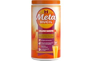 Metamucil Daily Fibre Supplement Smooth Orange, 114 Doses, 673g