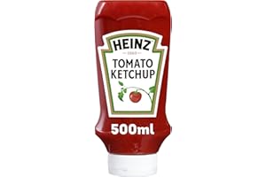 Heinz Tomato Ketchup Tomato Sauce No Preservatives or Sweeteners Dipping Condiment 500ml