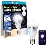 【Amazon Alexa認定】+Style LED電球 E17 (調光・調色) 電球色 ～ 昼光色 40W相当 440lm ハブ・ブリッジ不要 日本メーカー製 Amazon Alexa/Google Home 対応 PS-LIB-W03 プラススタ