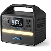 Anker 521 Portable Power Station (PowerHouse 256Wh) ポータブル電源 小型 軽量 定格300W AC2ポート 長寿命10年 リン酸鉄 防災安全協会推奨