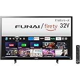 フナイ FUNAI 32V型 Fire TV搭載 液晶スマートテレビ Alexa対応 ダブルチューナー内蔵 外付けHDD対応(裏番組録画可能) FL-32HF160 2023年モデル メーカー3年保証