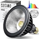 【グリーンアドバイザー推薦】BRIM(ブリム) COSMO UV 20W 植物育成ライト LED フルスペクトル 高PPFD 高力率 高演色性 植物用 省エネ設計 長寿命 E26口金 反射板＆集光レンズ付き (COSMO UV (BK 白色系 580