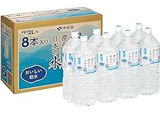 【Amazon.co.jp限定】伊藤園 磨かれて、澄みきった日本の水 2L×8本