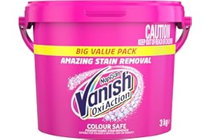 Vanish Napisan Oxi Action Bulk Clothes Laundry Washing Powder Stain Remover, 3kg