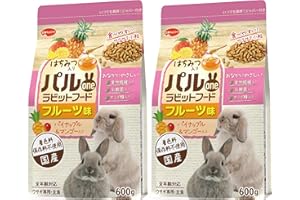 日本ペットフード パルワン ラビットフード フルーツ味 600g (×2個)(まとめ買い) 【国産】 【ペレットタイプ】