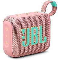 JBL GO4 Bluetoothスピーカー USB C充電/IP67防塵防水/アプリ対応/パッシブラジエーター搭載/ポータブル/スウォッシュピンク JBLGO4PINK