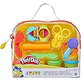 Play-Doh - Starter Set Inc 4 Tubs of Dough and 6 Accessories - Sensory and Educational Craft Toys for Kids, Boys, Girls - Age