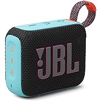 JBL GO4 Bluetoothスピーカー USB C充電/IP67防塵防水/アプリ対応/パッシブラジエーター搭載/ポータブル/ファンキーブラック JBLGO4BLKO