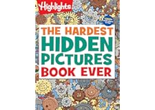 The Hardest Hidden Pictures Book Ever: 1500+ Tough Hidden Objects to Find, Extra Tricky Seek-and-Find Activity Book, Kids Puz