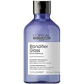 L'Oréal Professionnel Shampoo Blondifier Gloss, Para Cabelos Loiros e Descoloridos, Neutraliza Tons Amarelados, Proporciona M