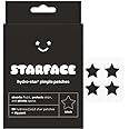 Starface Black Star BIG PACK, Hydrocolloid Pimple Patches, Absorb Fluid and Reduce Redness, Cute Star Shape, Cruelty-Free Ski