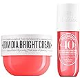 SOL DE JANEIRO Bom Dia Bright Body Cream with Vitamin C, 240ml with Cheirosa '40 Hair & Body Fragrance Mist 240ml Gift Bundle