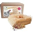 Fresh Eggs Daily Natural Aspen Chicken Nesting Pads for Laying Hens Large 13 x 13 (6 pack) PLUS 2oz. sample of Coop Confetti 