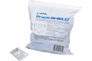 WNL Products WL3150IW CPR Practi-Shield Manikin Training Protectors Individually Wrapped - 50 Shields