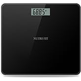 NUTRI FIT Digital Bathroom Scale for Body Weight, Bath Scale for Accurate Weight Watching with Large LCD Display, Most Accura