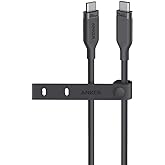 Anker USB 4 Gen 2 Cable, 20 Gbps Data Transfer, 4K HD Display, 3 ft Bio-Based 240W Charging USB C to USB C Cable, Type C for 