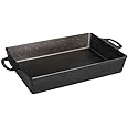 Lodge 9"x13" Cast Iron Casserole, Black