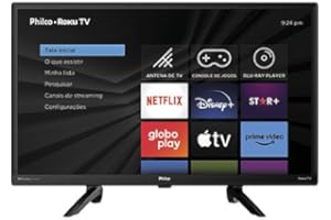 Smart TV 24” Philco PTV24G5YR2CP Roku TV Dolby Audio