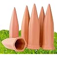 Plant Watering Devices 6 Pack Terracotta Vacation Plant Waterer Wine Bottle Watering Stakes Slow Release Plant Watering Spike