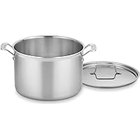 CUISINART MCP66-28N MultiClad Pro Stainless 12-Quart Stockpot with Cover, Silver