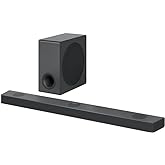 LG Sound Bar and Wireless Subwoofer S90QY - 5.1.3 Channel, 570 Watts Output, Home Theater Audio with Dolby Atmos, DTS:X, and 