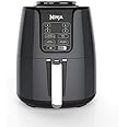 NINJA AF101C, Air Fryer, 3.8L Less Oil Electric Air Frying, Equipped with Crisper Plate + Multi-Layer Rack + Non Stick Basket