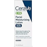 CeraVe Facial Moisturizing Lotion PM Ultra Lightweight 3 oz ( Packs of 5)