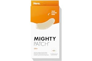 Mighty Patch™ Chin Patch from Hero Cosmetics - XL Contoured Hydrocolloid Chin Patch for Blemishes and Pimples, Non-Irritating