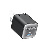 USB C GaN Charger 30W, Anker 511 Charger (Nano 3), PIQ 3.0 Foldable PPS Fast Charger for iPhone 15/15 Pro/14/14 Pro Max/13, G