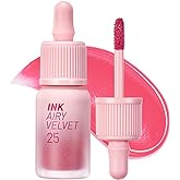 Peripera Ink Airy Velvet Lip Tint, Liquid Lip (0.14 fl oz, 025 ZAZZY PEACH)