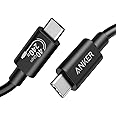 Anker USB C Cable(3.3FT, 240W), USB 4 Data Cable, 40Gbps, 8K HD Display, Thunderbolt 4/3 Compatible, for iPhone 16, MacBook, 