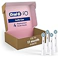 Oral-B iO Genuine Replacement Brush Heads, Gentle Care, Refills For Oral-B iO Electric Toothbrushes, White, 4 Count