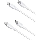 Anker USB C to Lightning Cable [3ft, 2-Pack] Powerline II for iPhone 13 13 Pro 12 Pro Max 12 11 X XS XR 8 Plus, AirPods Pro, 