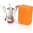 AOTU Portable Camping Stoves Backpacking Stove with Piezo Ignition Stable Support Wind-Resistance Camp Stove for Outdoor Camp