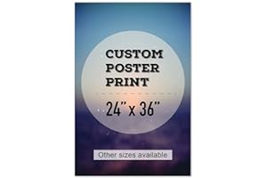 wall26 Custom Poster Prints - Upload Your Image/Photo, Personalized Photo to Poster Printing, Durable and Waterproof, Home De