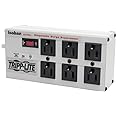 Tripp Lite ISOBAR6Ultra Isobar 6 Outlet Surge Protector Power Strip, 6ft Cord, Right-Angle Plug, Metal, Lifetime Limited Warr