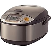 Zojirushi NS-TSC10 5-1/2-Cup (Uncooked) Micom Rice Cooker and Warmer, 1.0-Liter