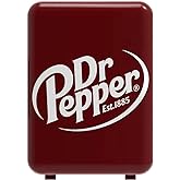 CURTIS MIS135DRP DR. Pepper Mini Portable Compact Personal Fridge Cooler, 4 Liter Capacity, 6 Cans, Makeup, Skincare, Freon-F