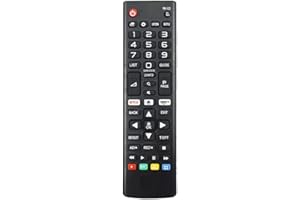 Controle Remoto Compatível com LG Smart TV TODOS os Modelos LCD, LED, Plasma Com Teclas Netflix, Prime - Asabra