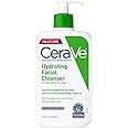 CeraVe Hydrating Facial Cleanser | Moisturizing Face Wash For Dry Skin | Hyaluronic Acid + Ceramides + Glycerin | Hydrating C