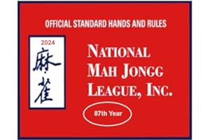 National Mah Jongg League 2024 Large Size Card - Mah Jongg Card - Official Hands and Rules