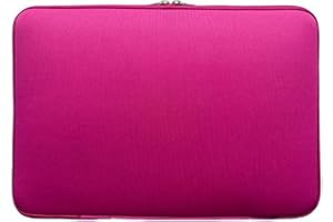 Capa Case Bolsa Notebook Slim Prática Reforçada Ziper Duplo - Pink Rosa 15.6 Polegadas