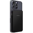 mophie Snap+ Juice Pack Mini - Magnetic 5000mAh Portable Charger, MagSafe Compatible, USB-C, Multi-Orientation Charging, USB-